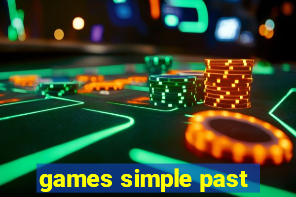 games simple past