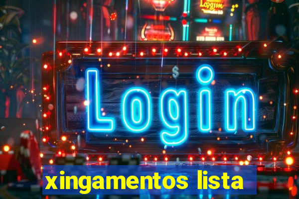 xingamentos lista