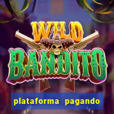 plataforma pagando bonus no cadastro