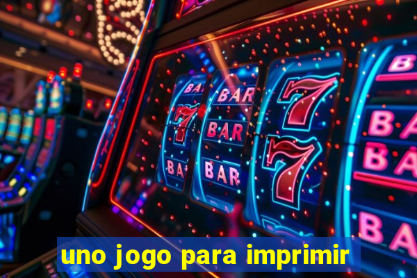 uno jogo para imprimir