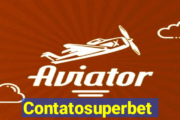 Contatosuperbet