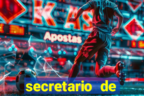 secretario de esporte salario