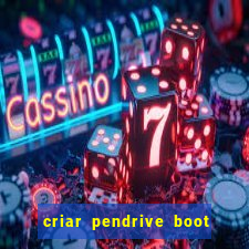 criar pendrive boot windows 10