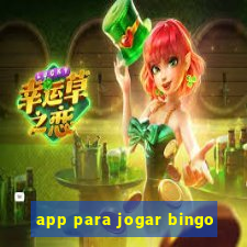 app para jogar bingo