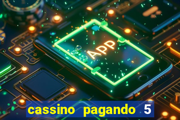 cassino pagando 5 reais no cadastro