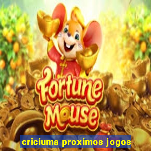 criciuma proximos jogos