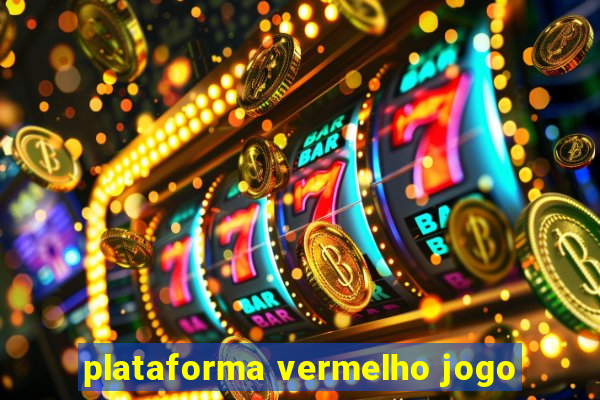 plataforma vermelho jogo